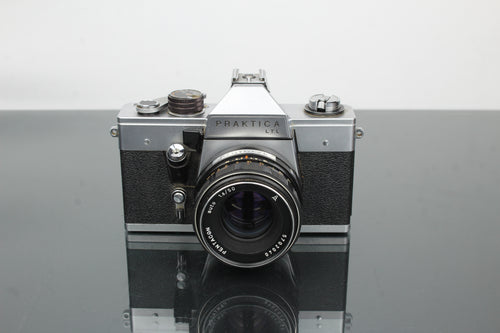 <tc>Praktica</tc> LTL + Pentacon 1.8/50 Objektiv