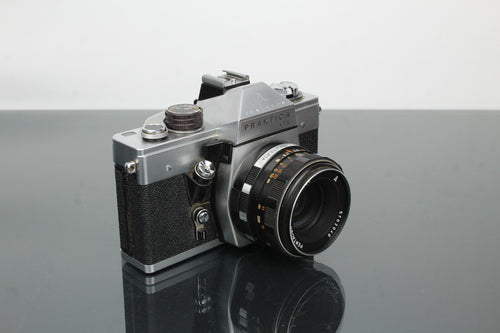 <tc>Praktica</tc> LTL + Pentacon 1.8/50 Objektiv