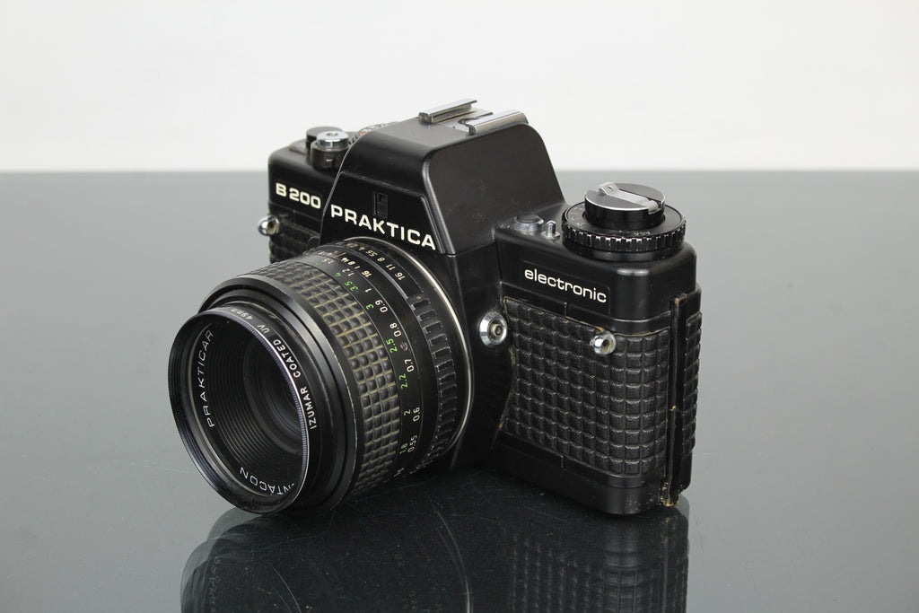 <tc>Praktica</tc> B200 Elektronik +  <tc>Praktica</tc>r 50mm 1.8 Objektiv
