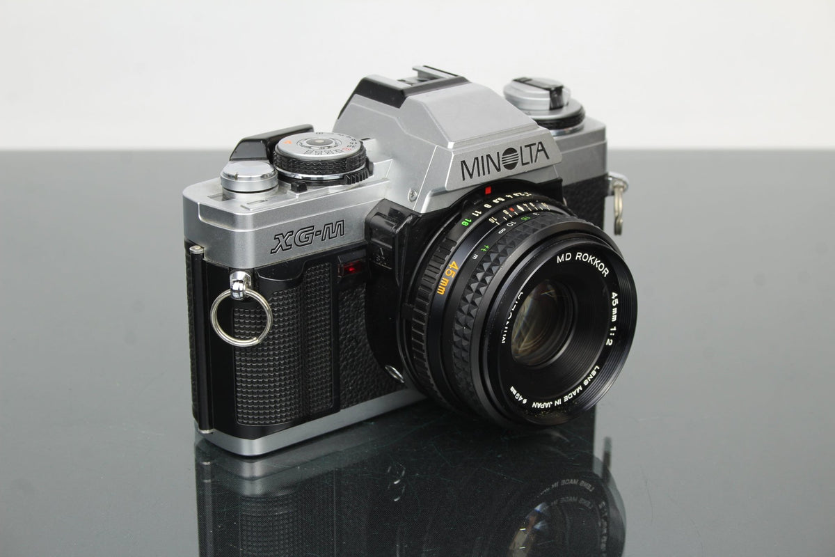 Minolta XG - M + 45mm 1:2 Minolta MD Rokkor lens - Dutch|Thrift